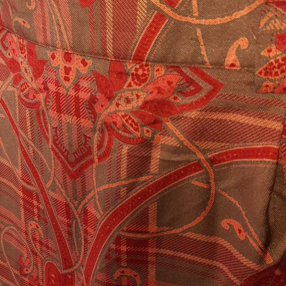 Alfred Sung Vintage 100% silk skirt - Picture 2 of 4